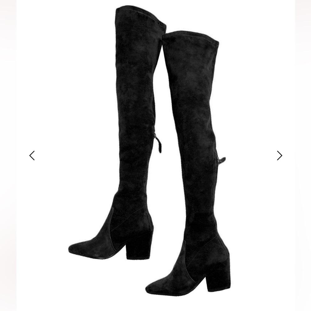 Goodnight Macaroon Black OTK boots